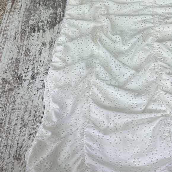 NWOT H&M Divided White Eyelet Bodycon Dress - Picture 4 of 9